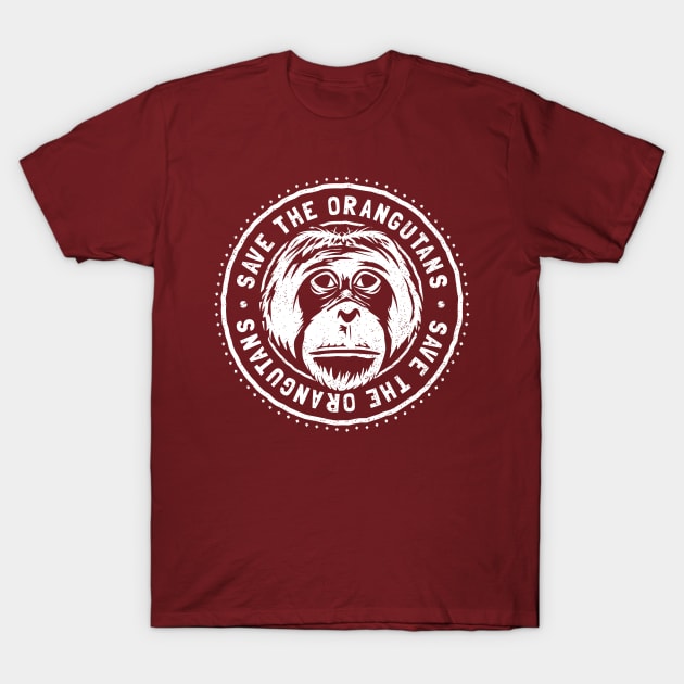 Endangered Species - Save The Orangutans T-Shirt by bangtees